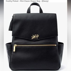Freshly Picked Mini Classic Diaper Bag (Ebony)